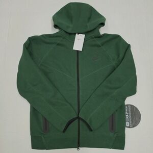 Nike Tech Fleece Full-Zip Hoodie Green FQ1883-341 Men's Size Large